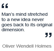 Quote from Oliver Wendell Holmes